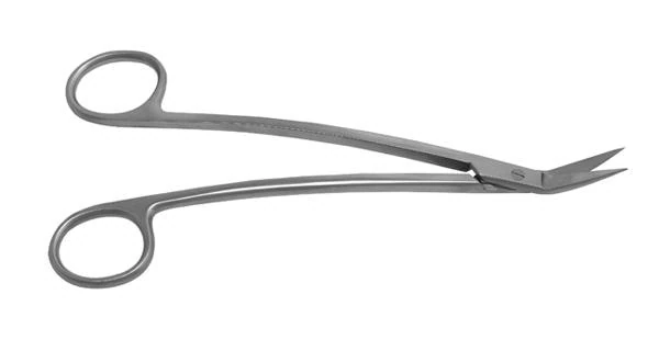 Dean Scissors, 7" Serrated Angled, Stainless Steel