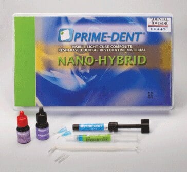 Prime Dental VLC Nano-Hybrid Composite A1 4.5g Refill Syringe, Light Cure, 001-601A1