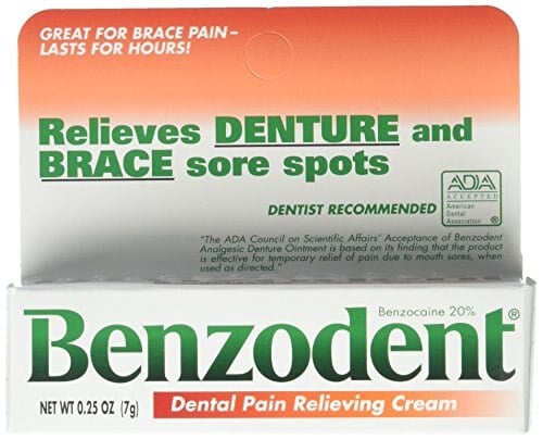 Benzodent Analgesic Ointment, 0.25 oz Tube, 24/Box