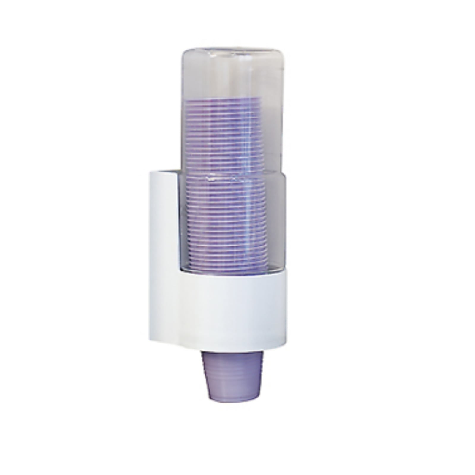 Plasdent Cup Dispenser Wall Mount, White, For 5oz Cups, 208CPD-1