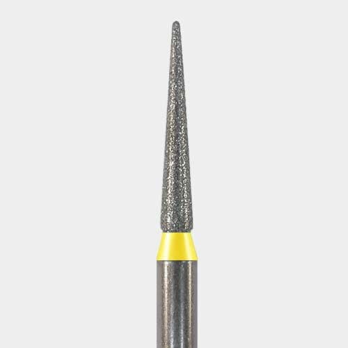 Microcopy NeoDiamond 3314.8VF Very Fine Finishing Pointed Cone FG Diamond Bur, 25/Pkg, 858-014