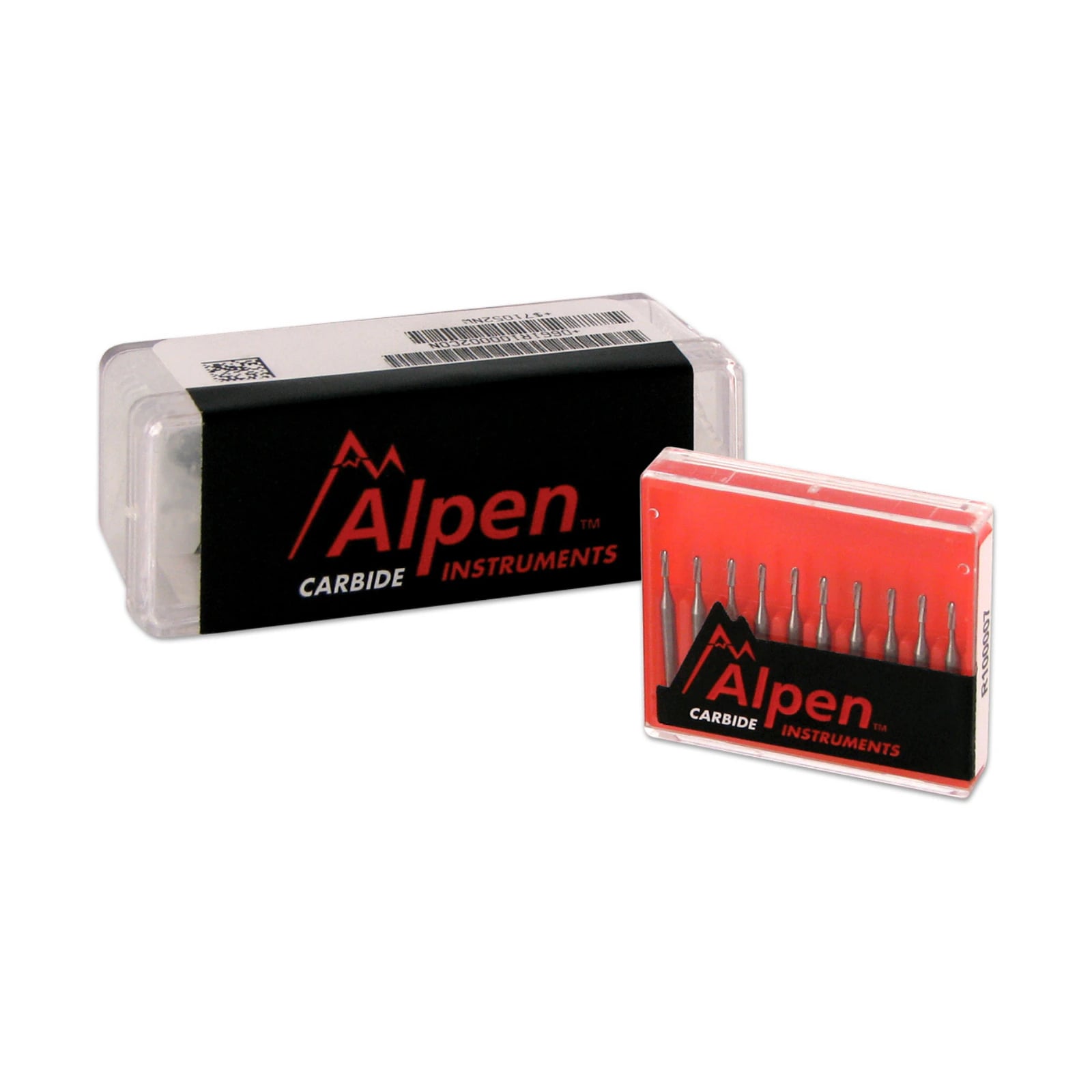 Alpen Carbide Bur #1 Round FG Short Shank, 0.8 mm Diameter, 10/Pkg, 1-313-0.80