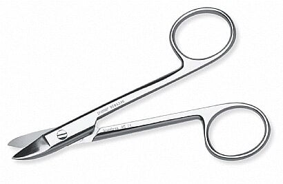 Premier Dental Products Scissor Crown & Collar Curved Sharp 5", 1/Pk, #9085346
