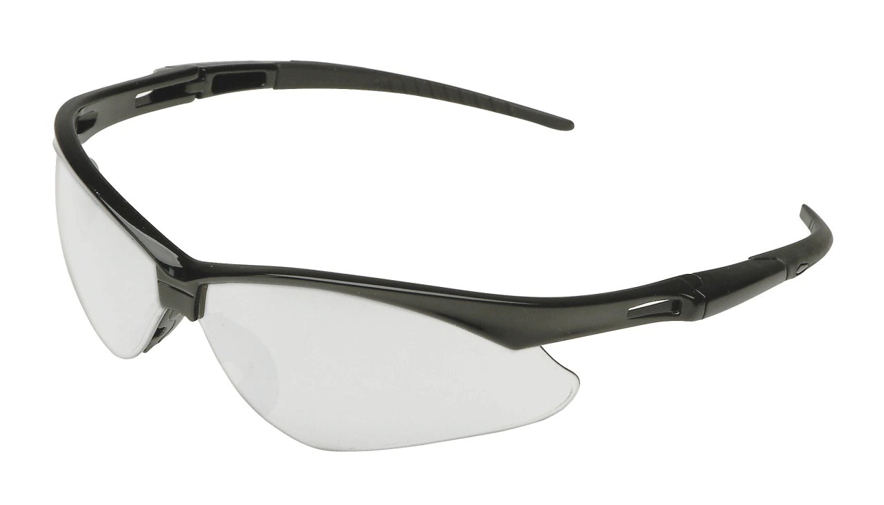Halyard Nemesis V30 Safety Eyewear, Amber AF Lens, Black Frame, ANSI Z87.1+, 1 Each