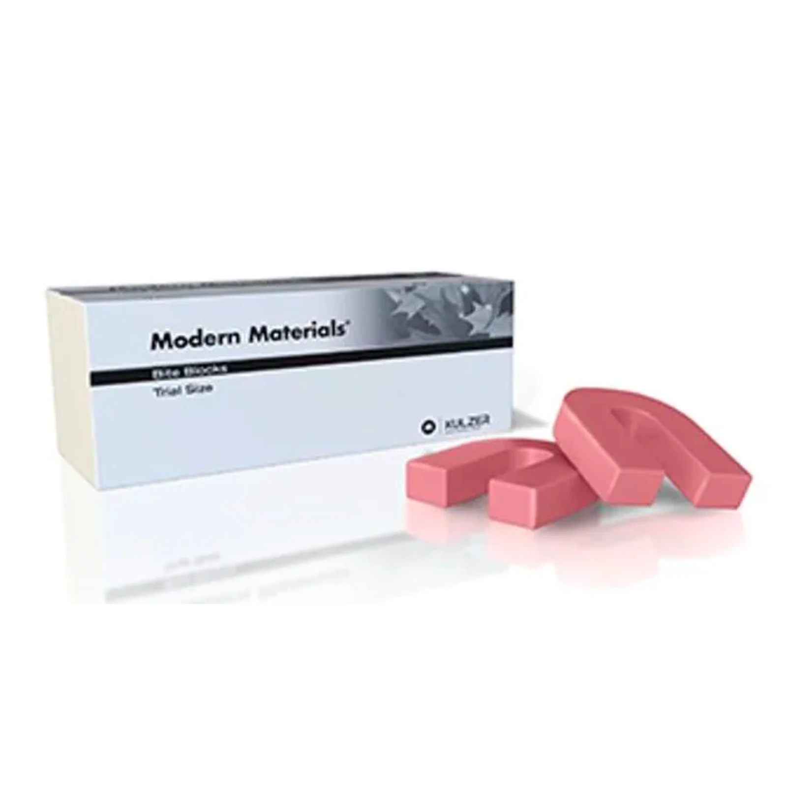 Kulzer Modern Materials Soft Pink Bite Blocks Trial Pack, 12/Pkg, 50095592