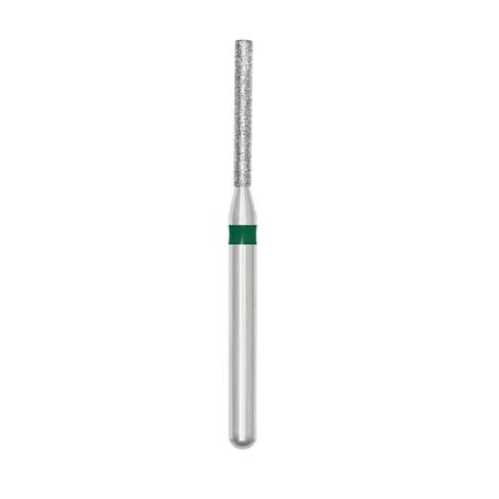 DEFEND Diamond Burs FG 837.012 Coarse Flat End Cylinder, 5/Pk