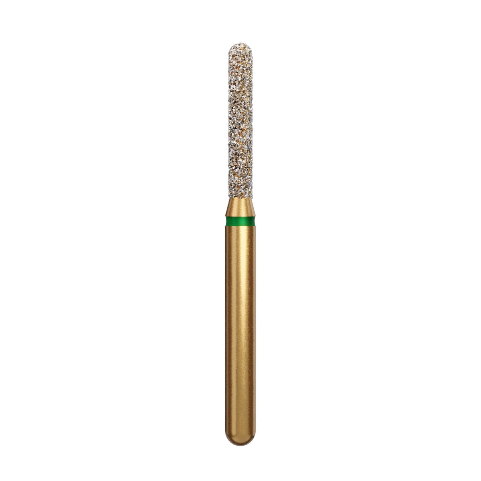 Alpen Multilayer Diamond Bur FG 881-014, Supercoarse Grit, Round End Cylinder, 5/Pk