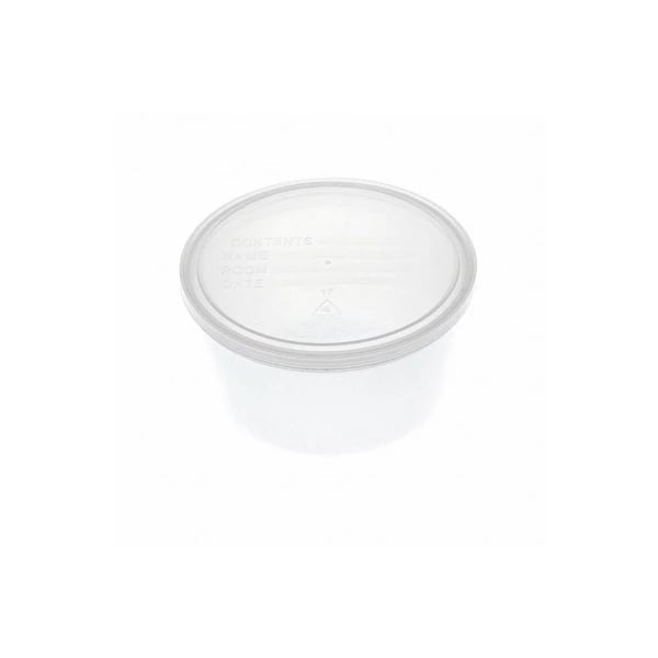 Denture Cups with Snap-On Caps, 25 per Sleeve, 250 per Case