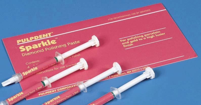 Sparkle Diamond Polishing Paste Syringe Refill, 4 x 1.2 mL, SPARK