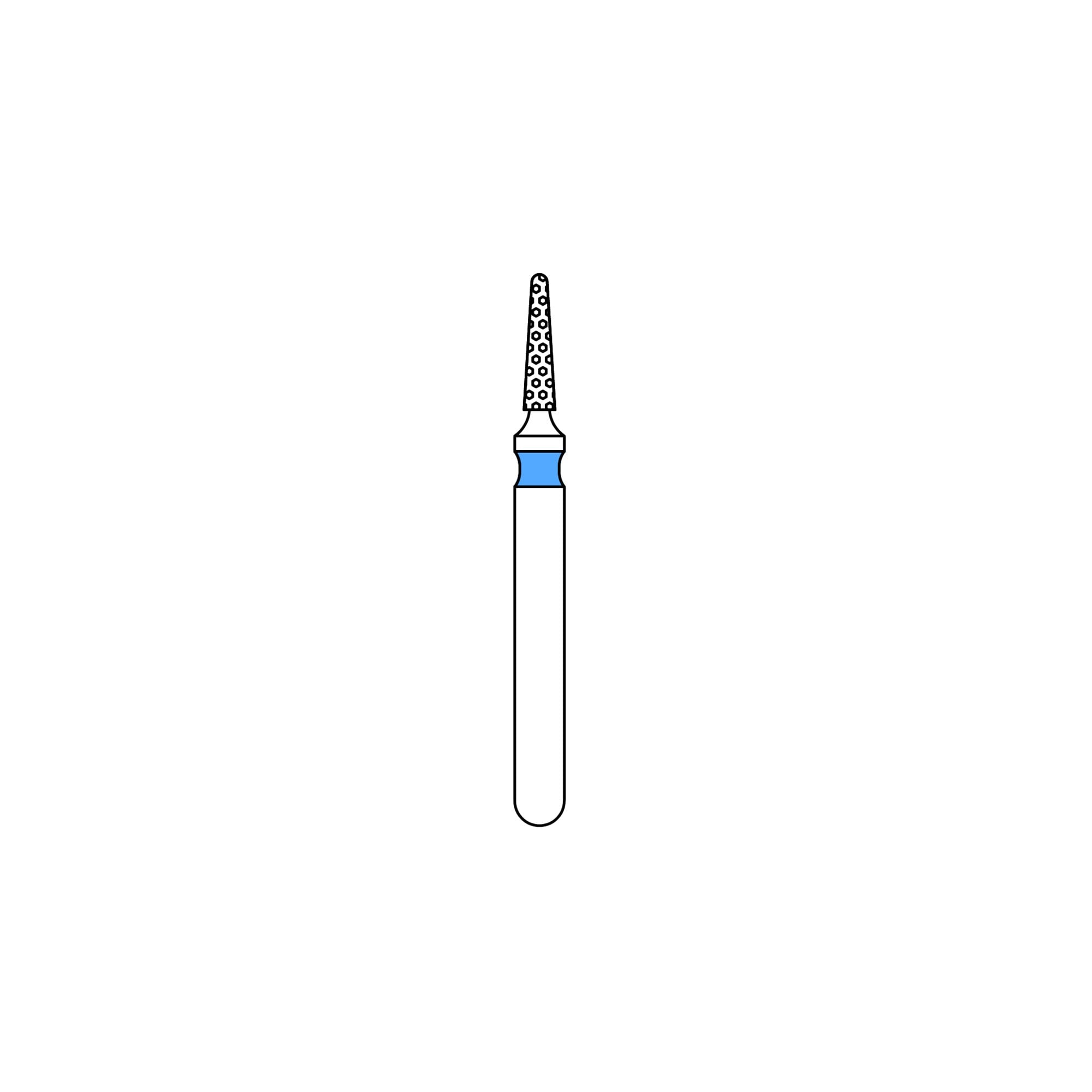 PRIVA Diamond Burs FG 852-010M, 5/Pk