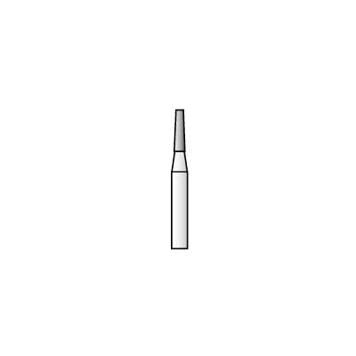 SS White Revelation® Diamond Bur, Cone Flat End, Friction Grip, Coarse Grit, 1.4 mm Diameter, 5/Pkg, #846-014C