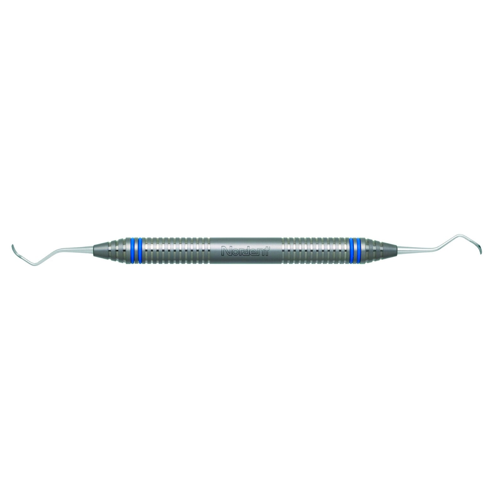 Nordent XDURA® Universal Curette, McCall #13-14, Double-Ended, DuraLite® ColorRings Handle