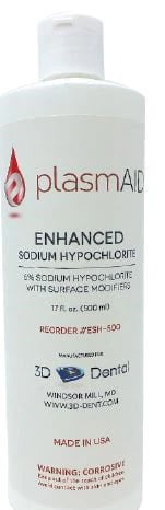 Sodium Hypochlorite 3% Solution, 16 oz (480 mL) Bottle for Root Canal Irrigation