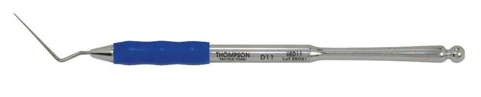 Miltex D11 Root Canal Spreader, Stainless Steel, Tactile Tone Handle (SE TT)