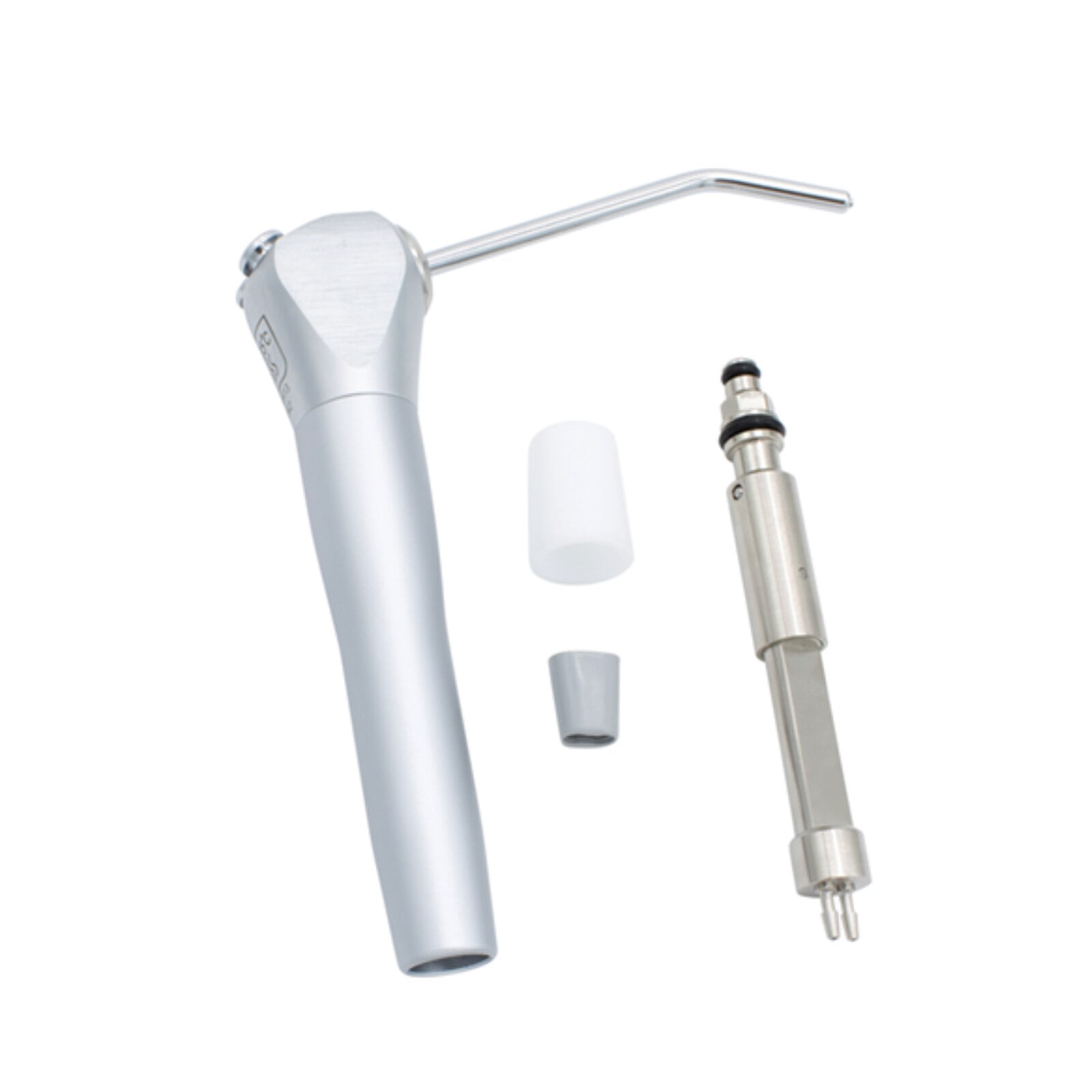 DCI International Autoclavable Syringe Valve Core with Sterling Gray Straight Tubing (7')