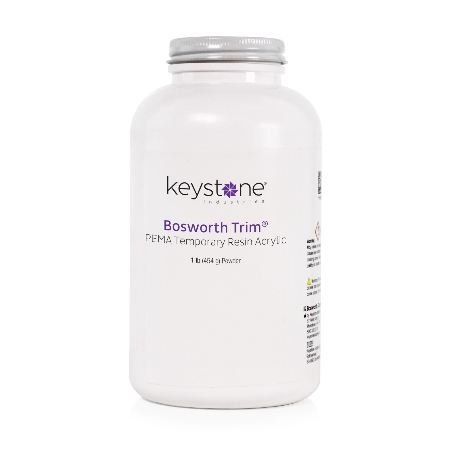 Keystone Trim II PEMA Temporary Crown & Bridge Resin Powder, Shade 65/D3, 1 lb, 0921100-65