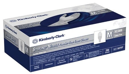 Halyard Sterling Nitrile Exam Gloves, Powder-Free, Non-Sterile, X-Large, White, 170/Box, 50709
