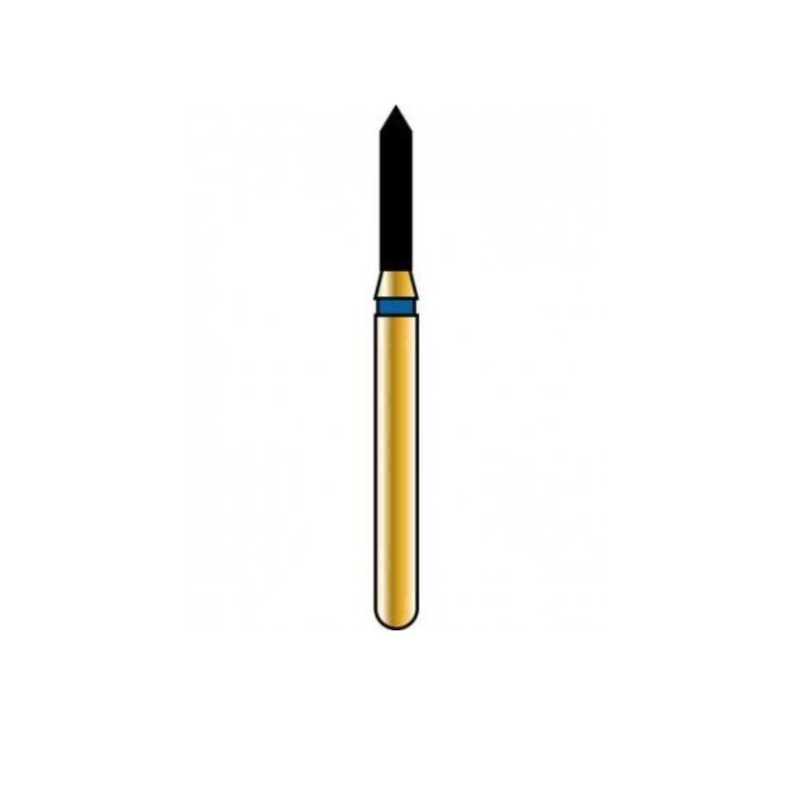Alpen FG #884.012 Fine Grit, Beveled Cylinder Diamond Bur, 5/Pk