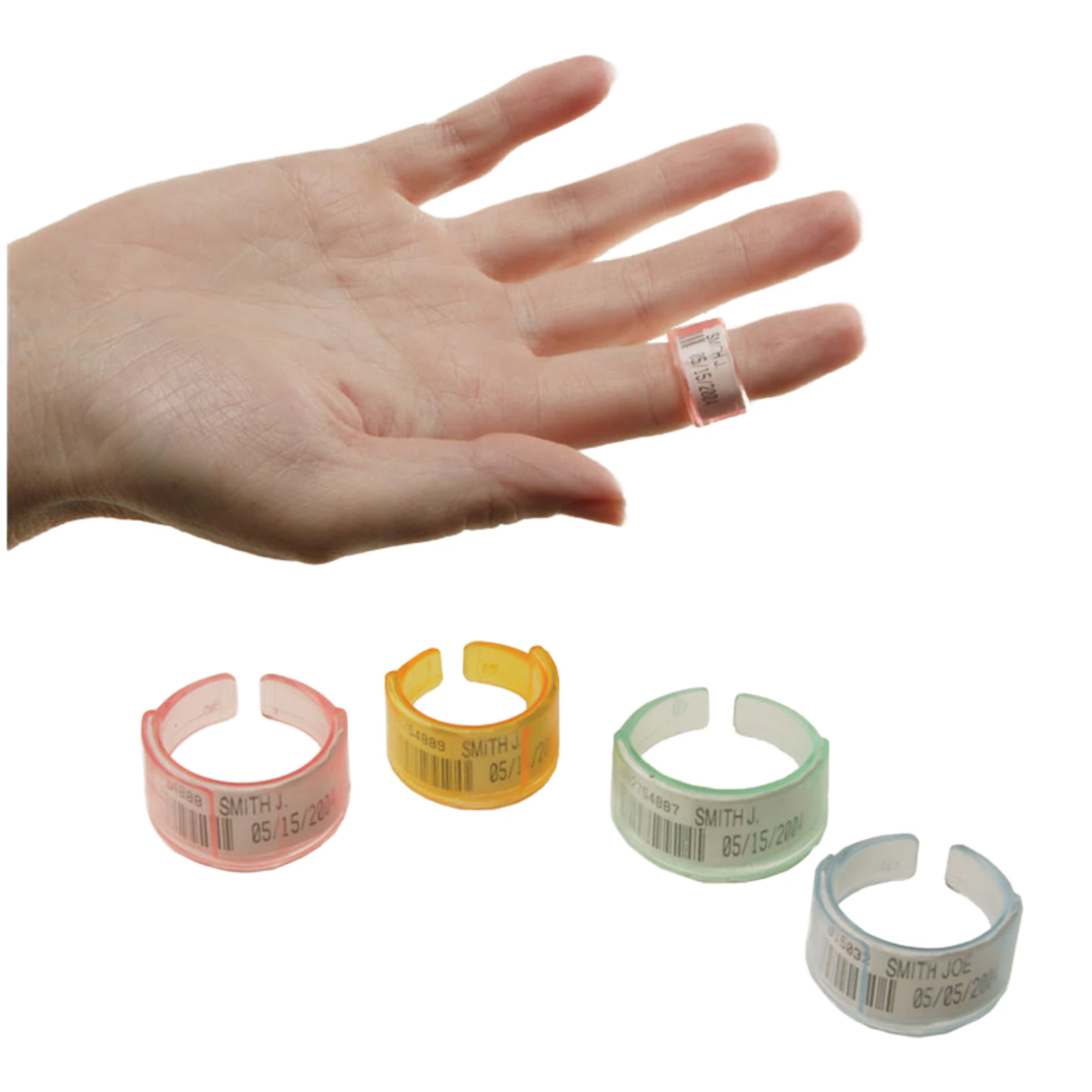IC Care Finger Ring Dosimeter, Left Hand, Medium, Monthly Service (12/year), Size 8