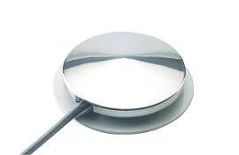 DCI International Grey Economy Disc-Type Foot Control with 7' 2-Hole Polyurethane Tubing, 6301