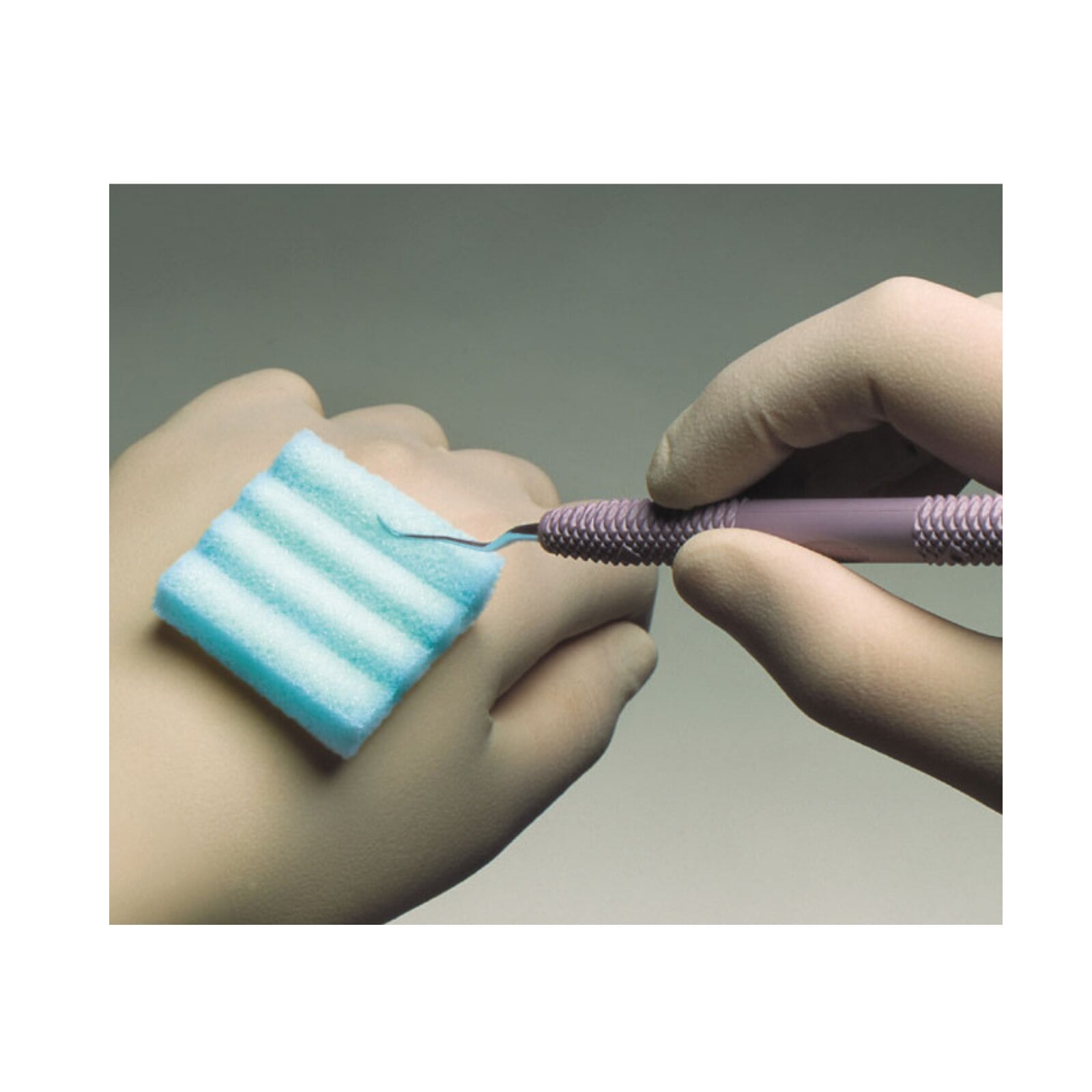 All-Wipe Disposable Instrument Cleaner, Adhesive Backed Foam Pads, 50/Pk