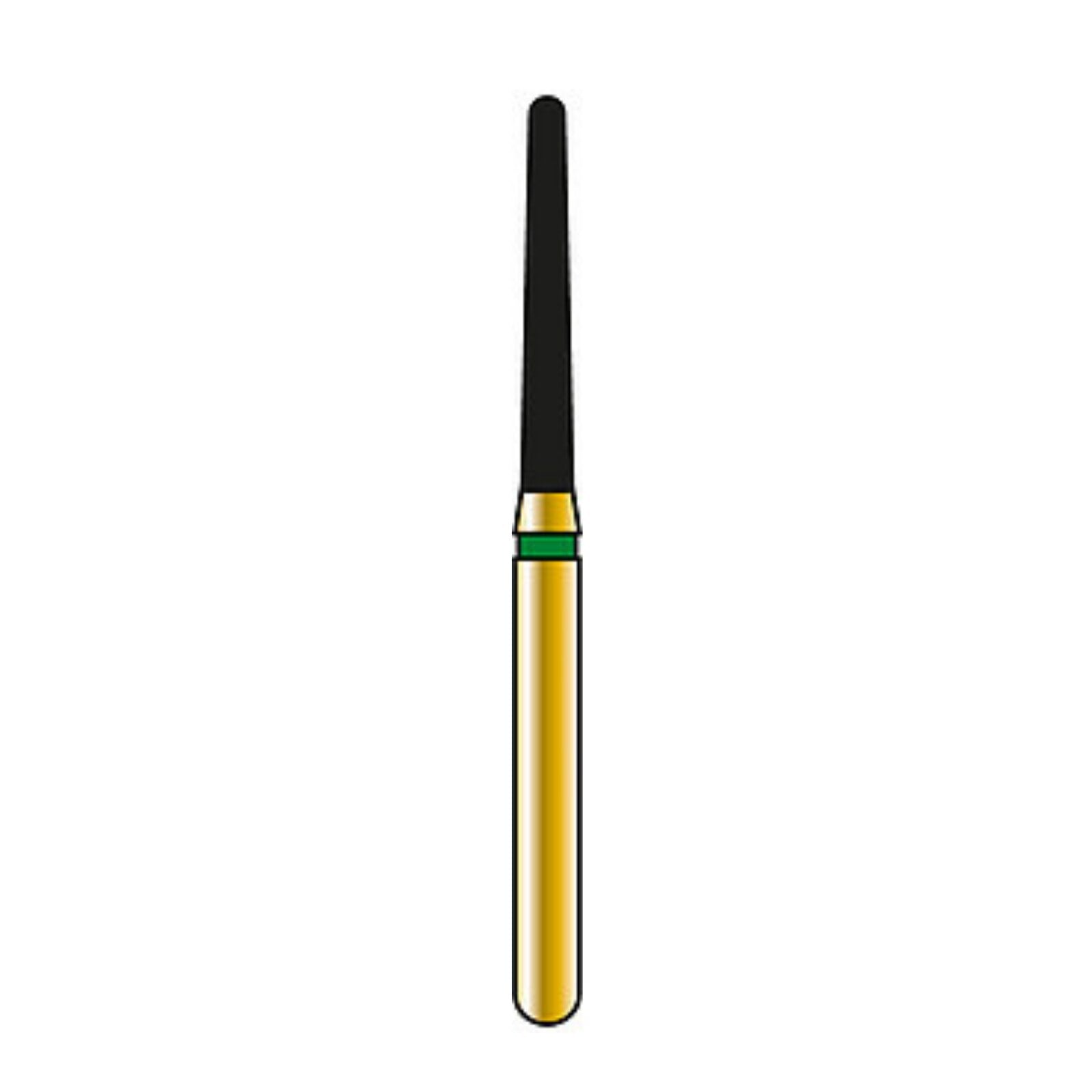 Alpen Multilayer Diamond Bur FG 850-014, Coarse Grit, Round End Taper, 5/Pk