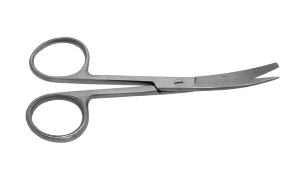 Operating Scissor 4.5" S/B Curved, Stainless Steel, Autoclavable