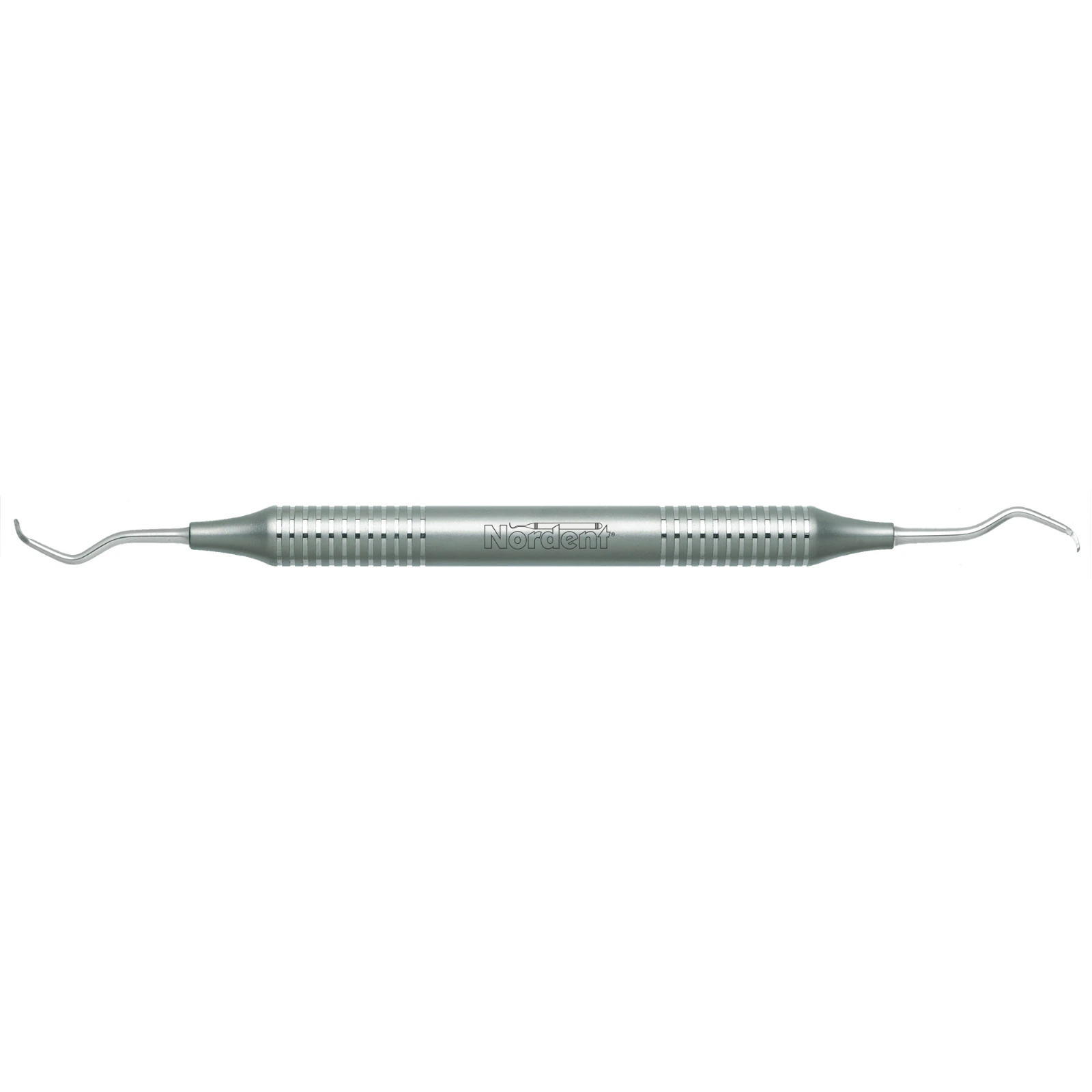 Nordent Classic Scaler, Double-Ended Anterior Contra-Angle Hoe #45A-46A, DuraLite Round Handle