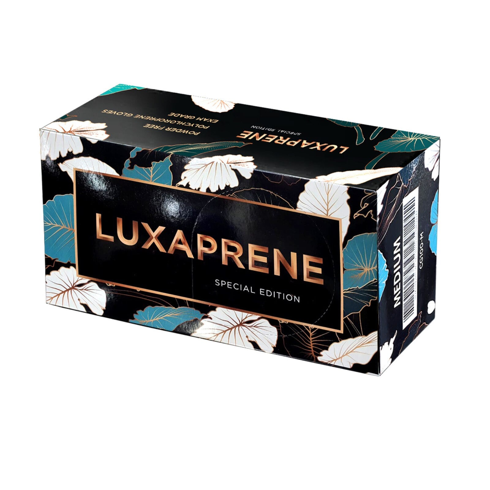 3D Dental Luxaprene Chloroprene Examination Gloves, Powder Free, Non-Sterile, X-Large, 100/Box