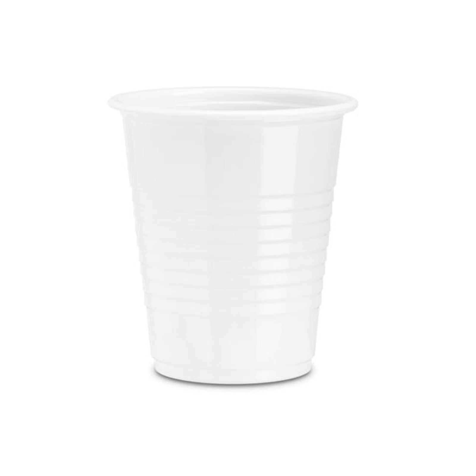 Plastic Cups, 5 oz, White, 1000/Case