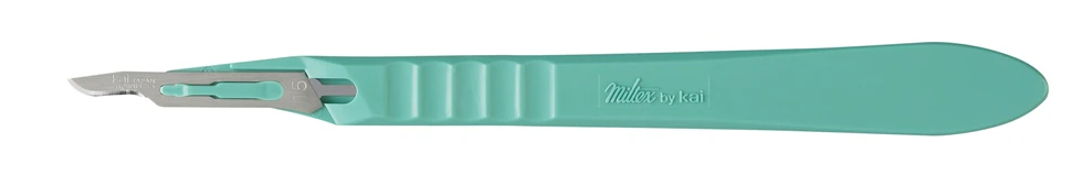 Miltex Standard Disposable Scalpel, Sterile, #15 Blade, 10/Box