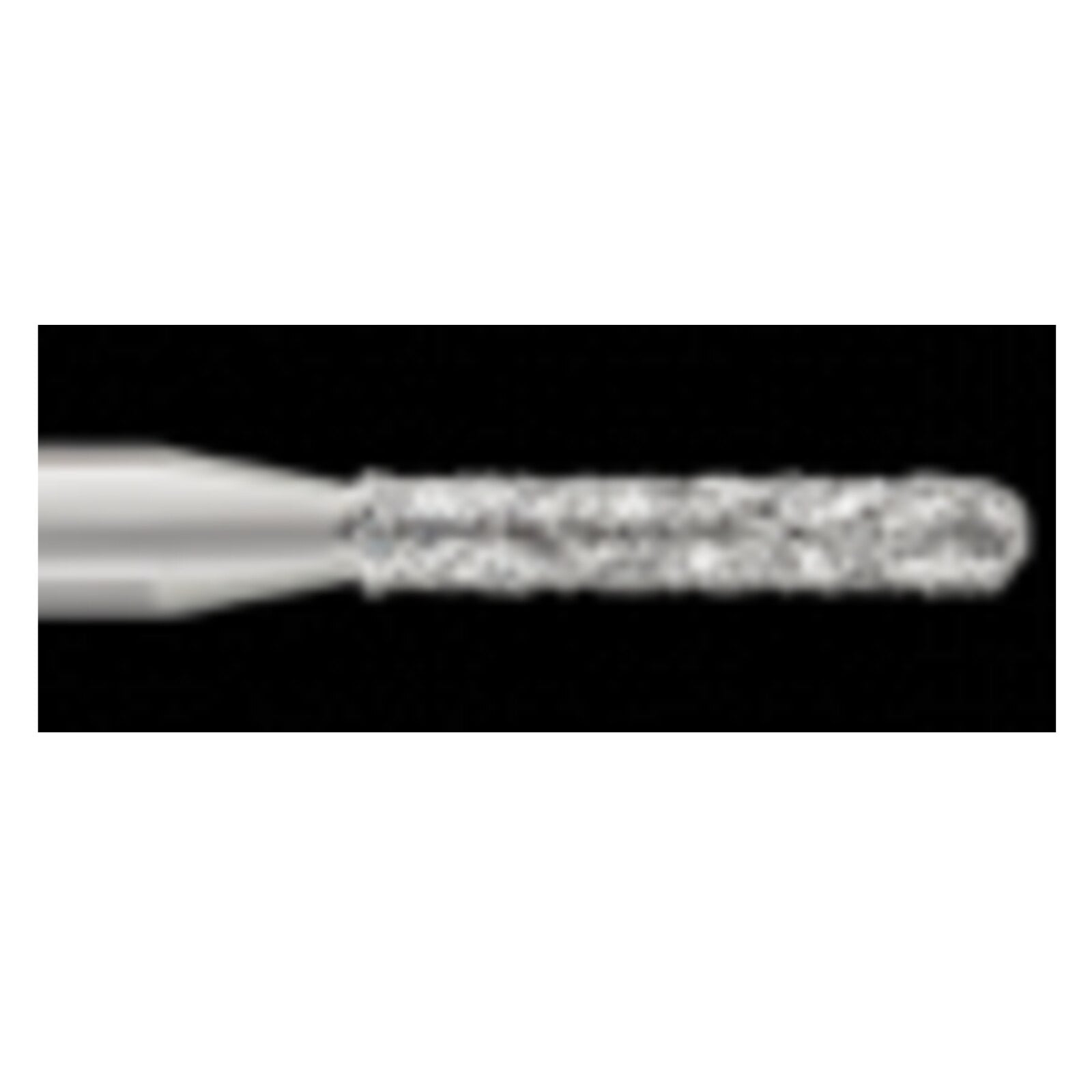 SS White Piranha Diamond Bur, FG #880-012C, Coarse Grit, Round End Cylinder, Single-Use, 25/Pack