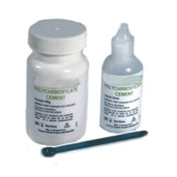 Polycarboxylate Cement Kit, Powder 60g & Liquid 40g