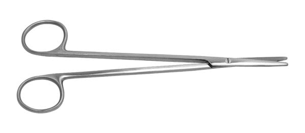 Metzenbaum Scissor, 7" Straight, Stainless Steel