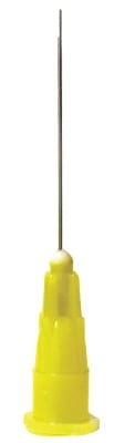 Vista Apex Appli-Vac Bendable Irrigating Needle Tips, 27 Gauge, Yellow, 1", Luer Lock, 20/Pack, 315027