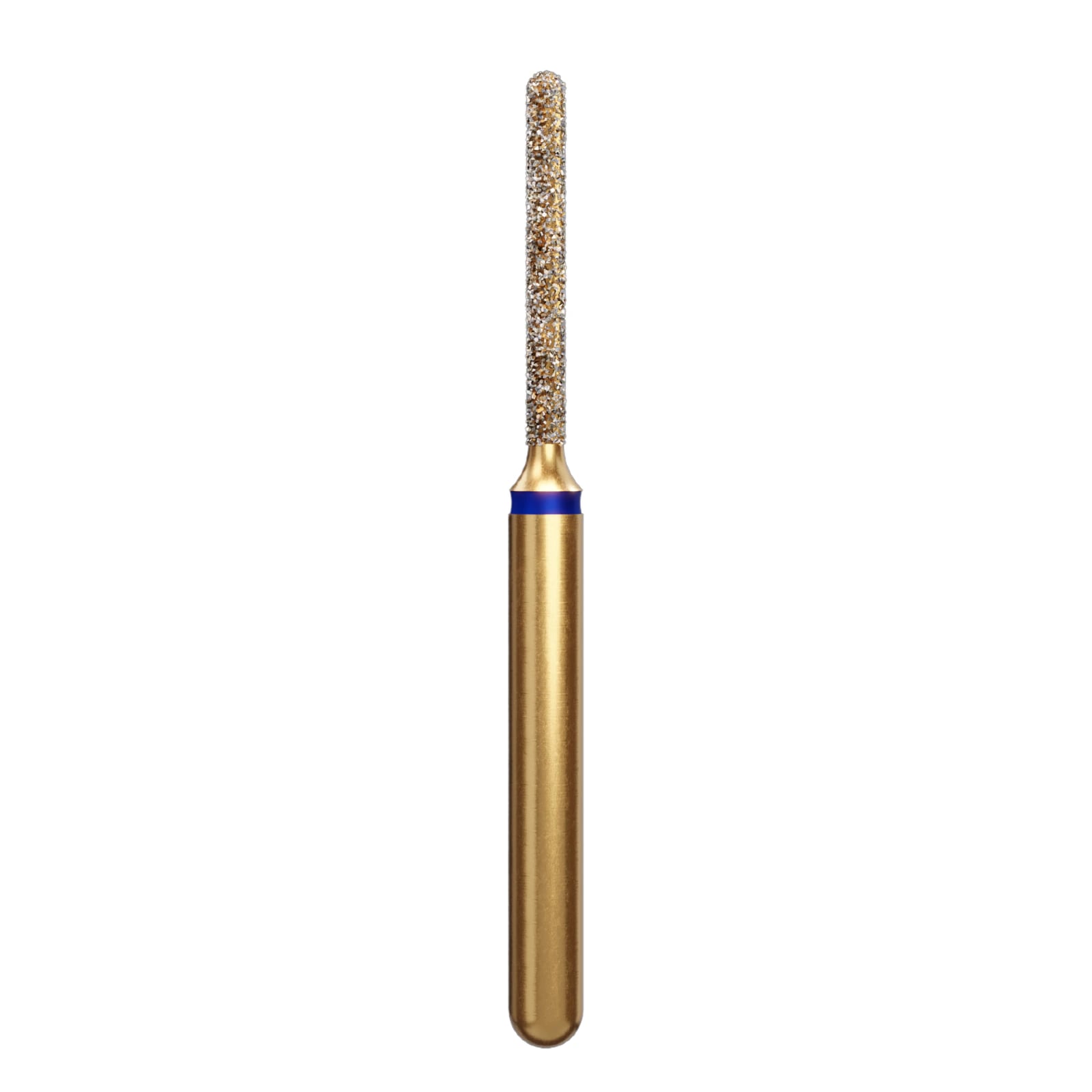 Alpen Multilayer Diamond Bur FG 881-010C, Coarse Grit, Round End Cylinder, Friction Grip, 5/Pk