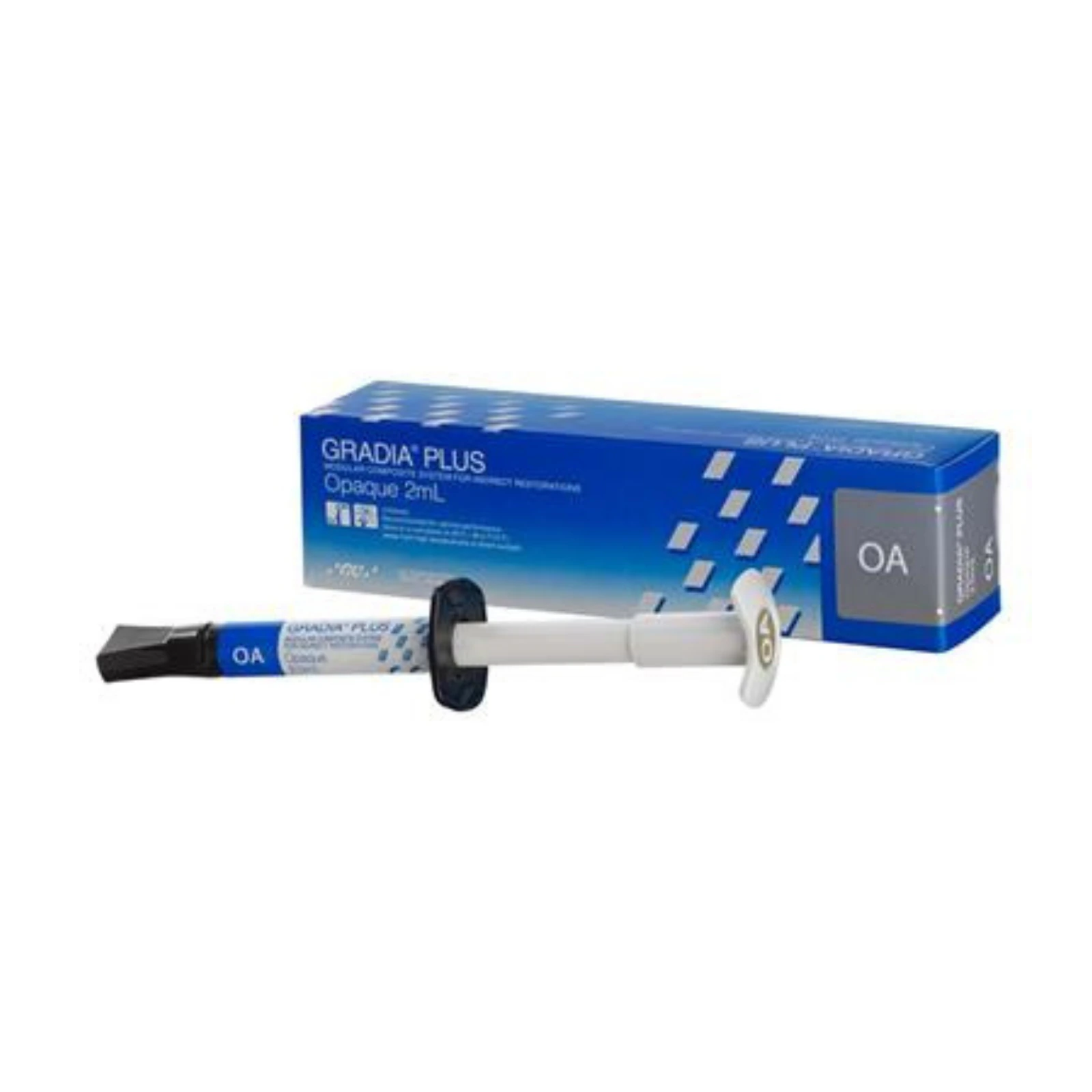 GRADIA PLUS Paste LB-Yellow, Light-Cure Indirect Composite, 2ml Syringe