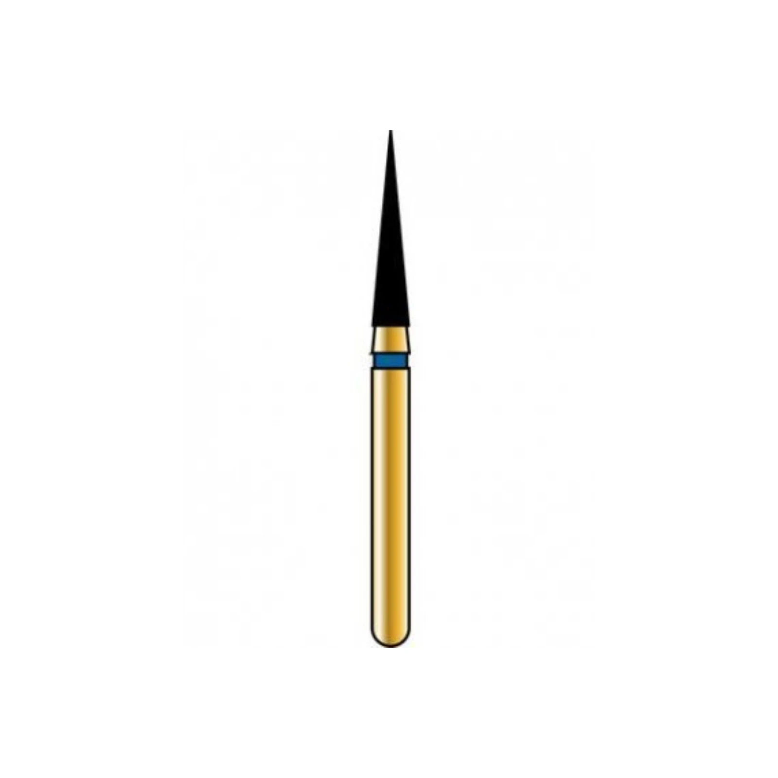 Alpen Multilayer Diamond Bur FG 851-016, Coarse Grit, Round End Taper, Friction Grip, 5/Pk