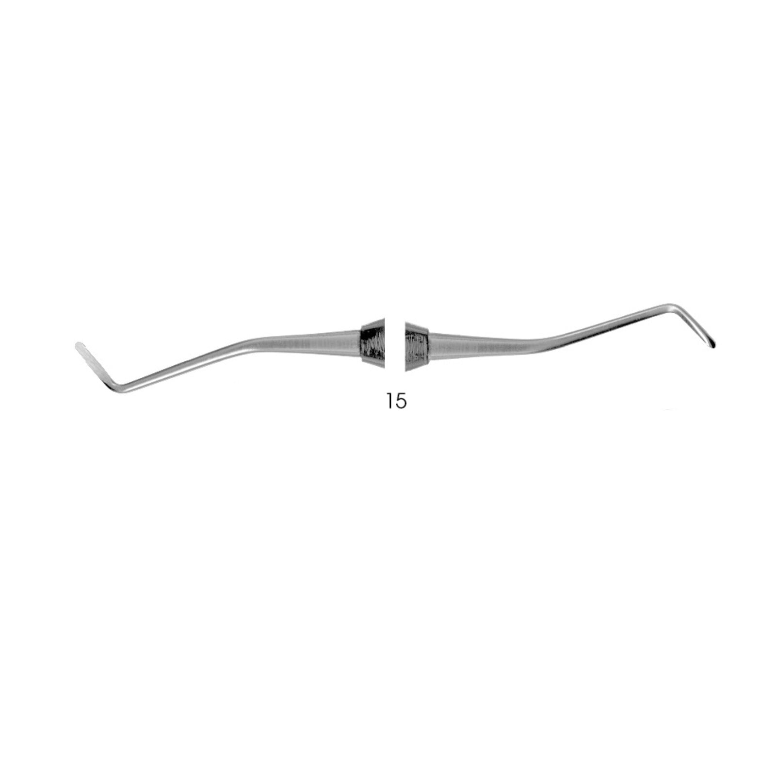 Quala Excavator DE #15 Small Blade, Stainless Steel Dental Instrument