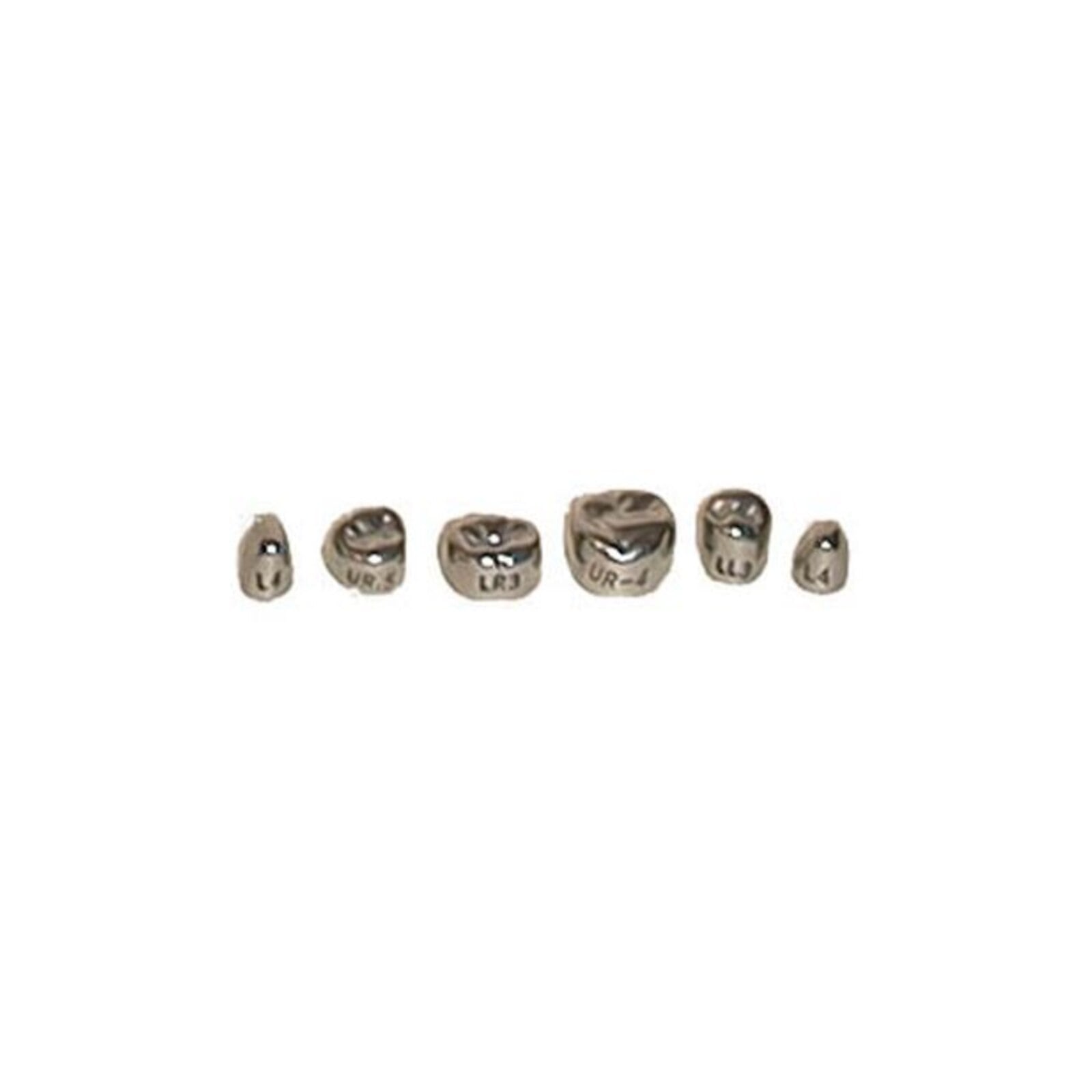 Evolve #3 Stainless Steel Primary Molar Crown, 1st Upper Right, 5/Pk