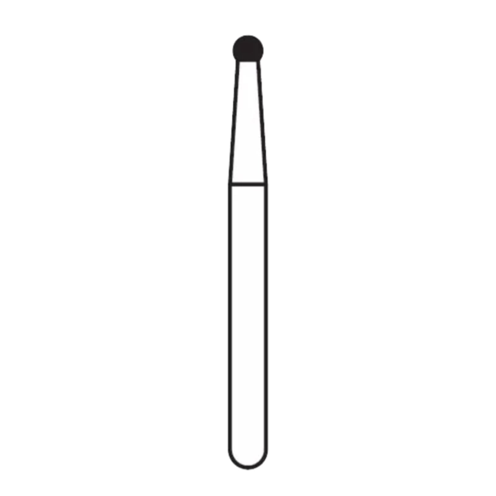 Premier Dental Solo Diamond FG Single Use Bur, 0112M, 25/Bx
