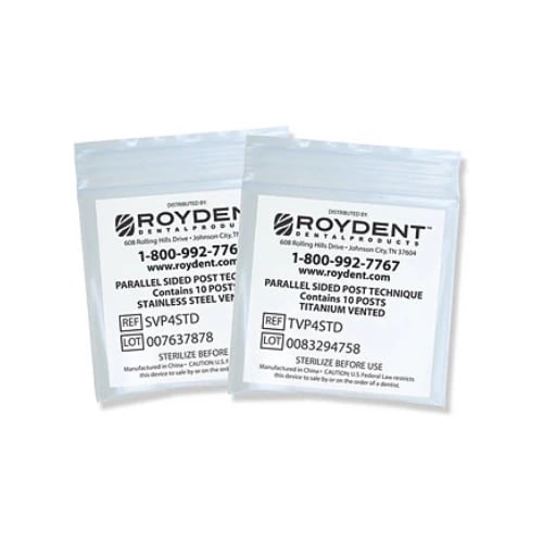 Roydent Para Post T Stainless Steel Drill, Size 7.0 (1.75mm), 2/Pk