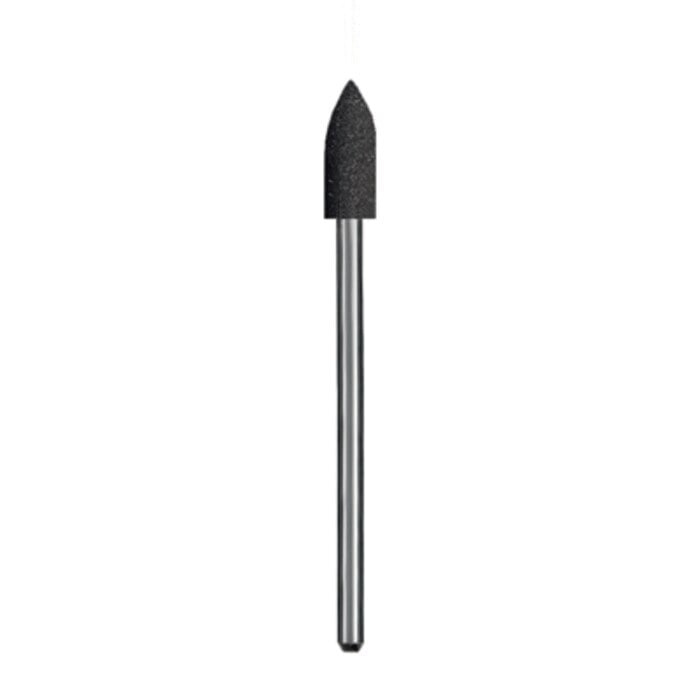 Dedeco Black Midgets Classic Rubber Polisher, HP (3/32" Shank), Barrel Shape, Hard Grit, 12/Box