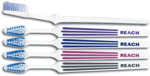 Reach Performance Toothbrush, Compact Head, Soft Bristles, 12/Pk