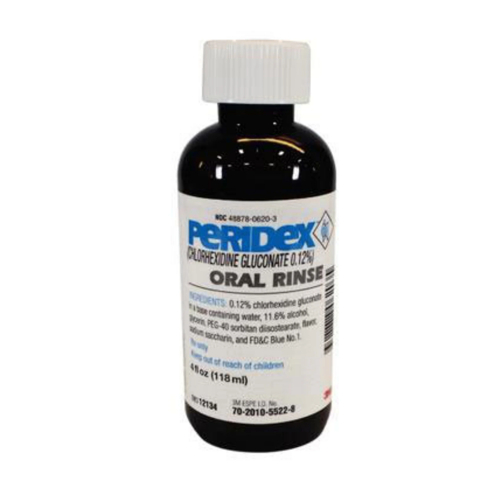 Peridex (Chlorhexidine Gluconate 0.12%) Oral Rinse, 4 oz Bottle, 48/Case