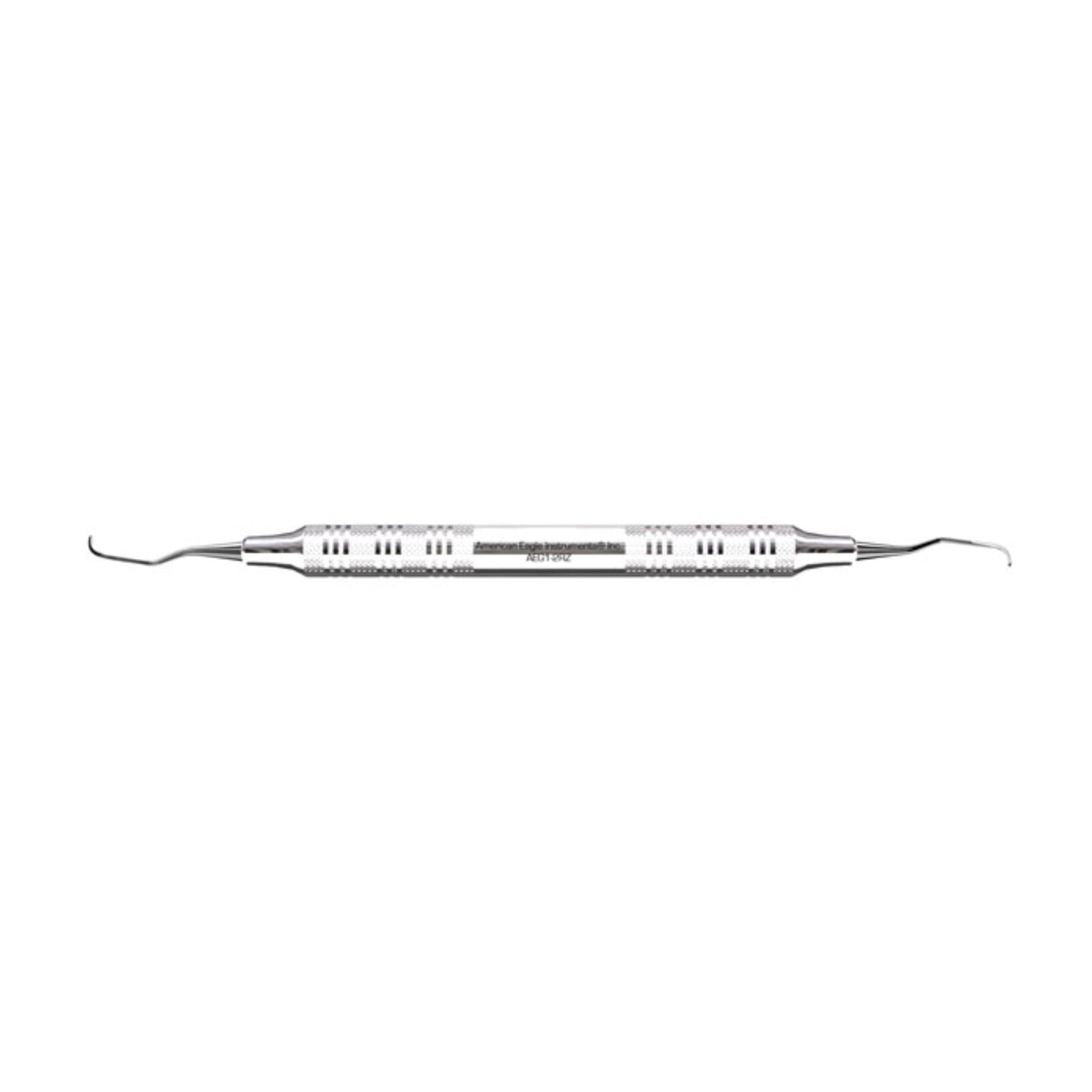 American Eagle Instruments Gracey 1-2 Rigid Curette, Stainless Steel, 3/8
