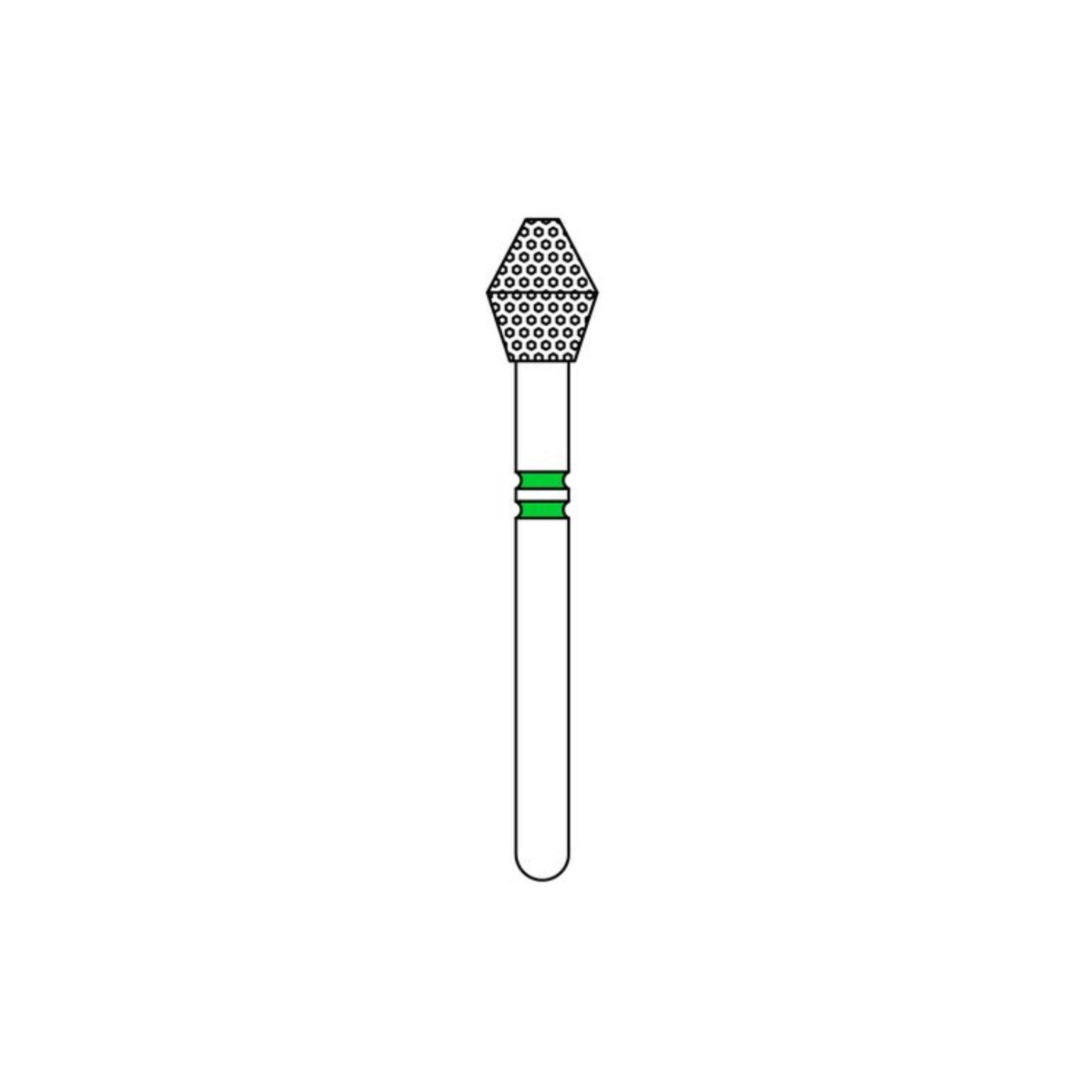 Premier Two Striper EURO Diamond Bur, 811-033C, 5/Pk