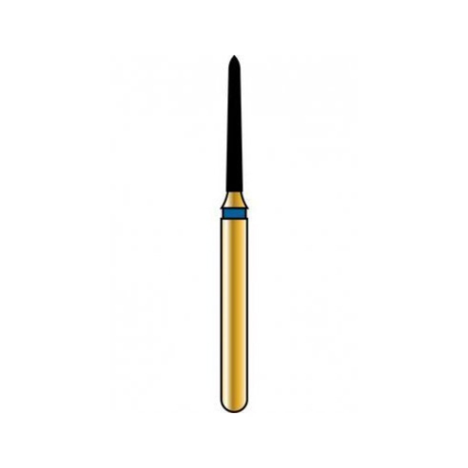 Alpen Multilayer Diamond Bur FG 845-010, Coarse Grit, Flat End Taper, 5/Pk