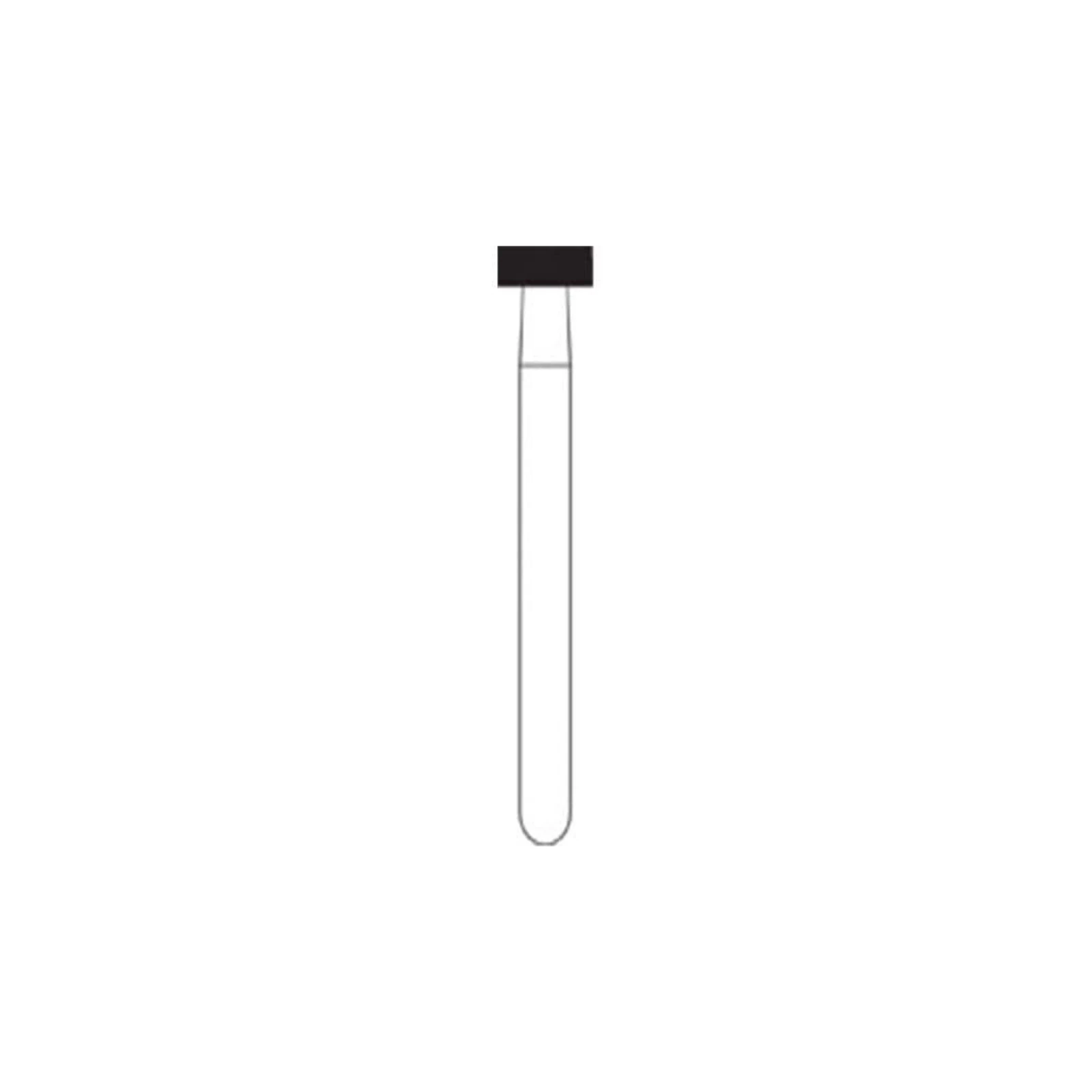 NTI FG Diamond Bur, Medium Grit, Depth Marker, Friction Grip, #828-030 (M828-030), 3.0 mm Diameter, 1.0 mm Head Length, 5/Pkg