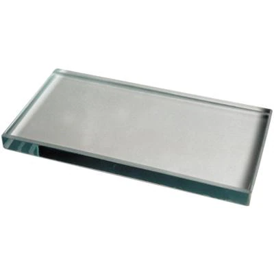 Buffalo Dental No. 4 Glass Slab, 4" x 6" x 1/4", Polished with Beveled Edges, 78530